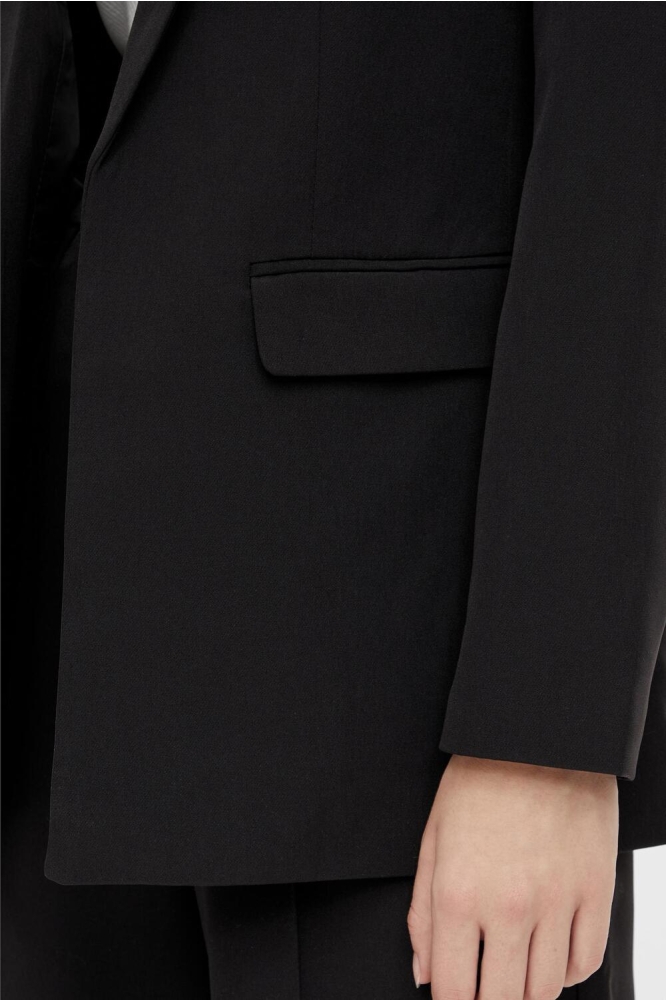 PCBOSSY LS LOOSE BLAZER NOOS 17114792 BLACK